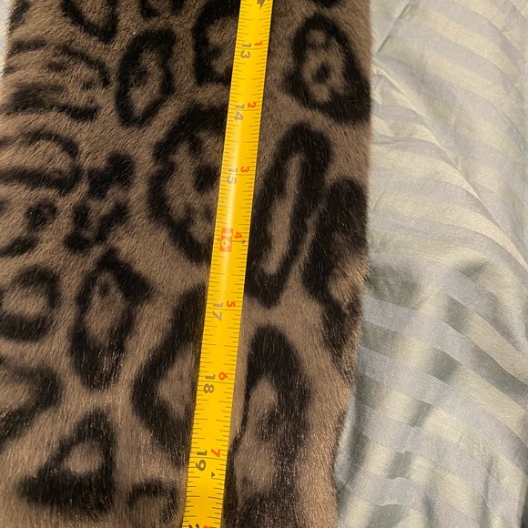 ALLSAINTS Amice leopard faux fur coat - Picture 8 of 8